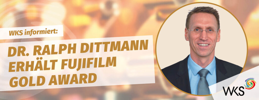 Dr. Ralph Dittmann erhält FUJIFILM-Gold-Award
